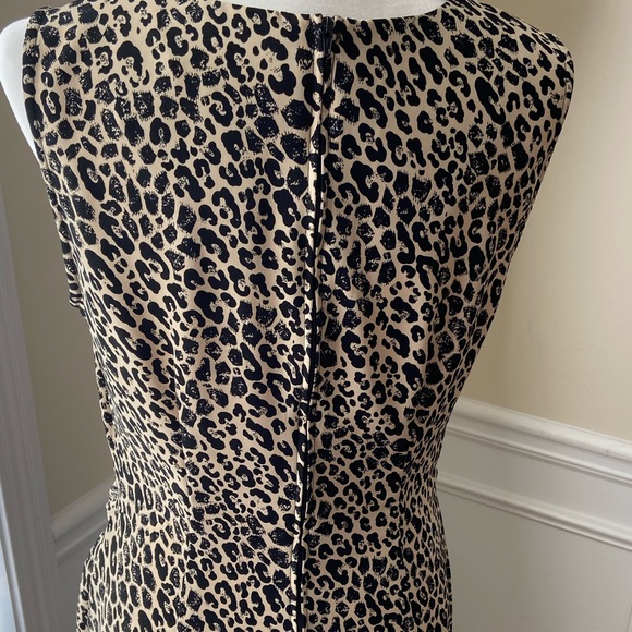 Sag Harbor Leopard Print Wrap Sleeveless Dress - Picture 13 of 14